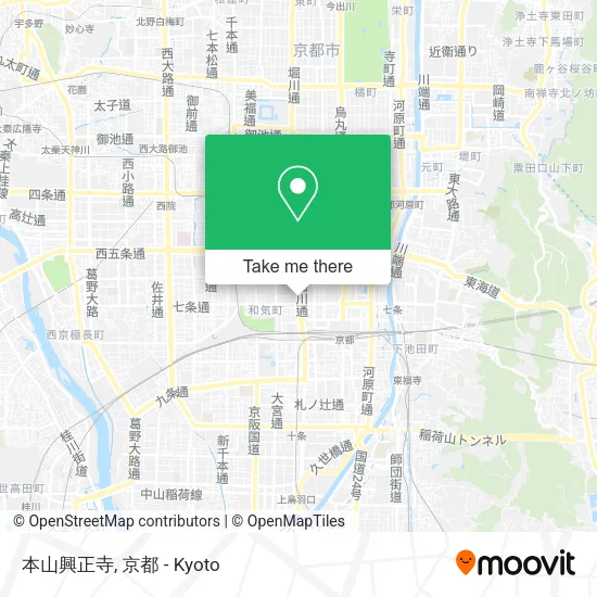 本山興正寺 map