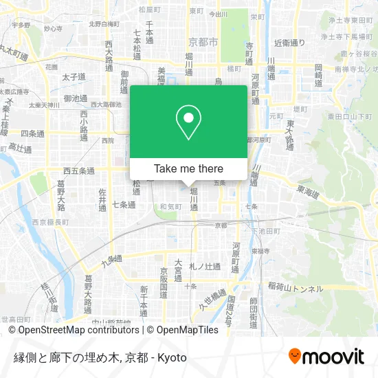 縁側と廊下の埋め木 map