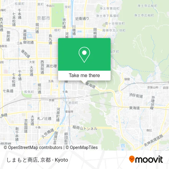しまもと商店 map