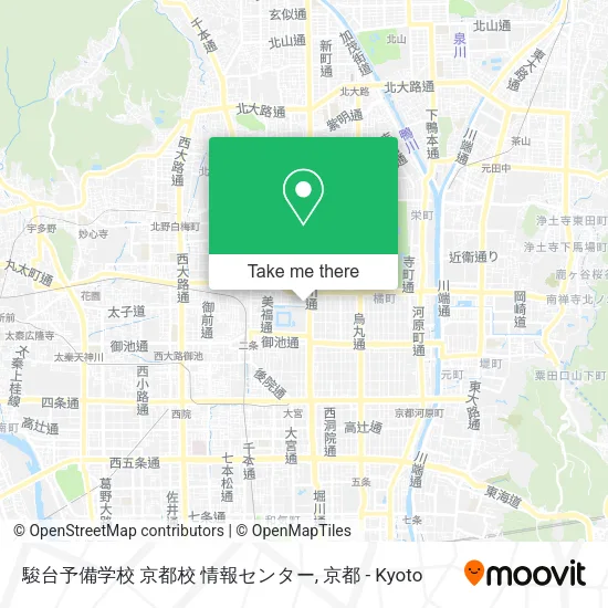 駿台予備学校 京都校 情報センター map