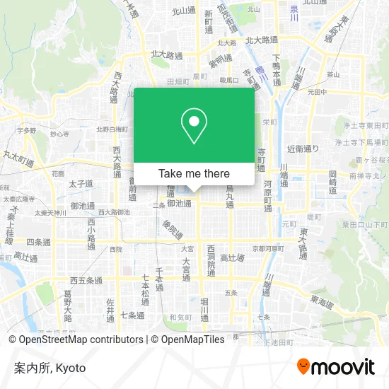 Information Center map