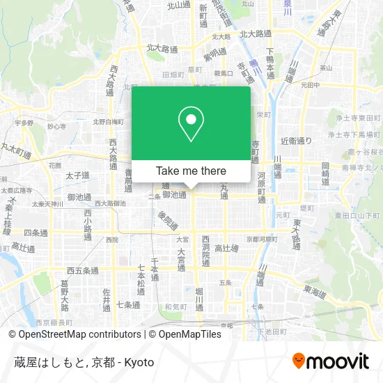 蔵屋はしもと map