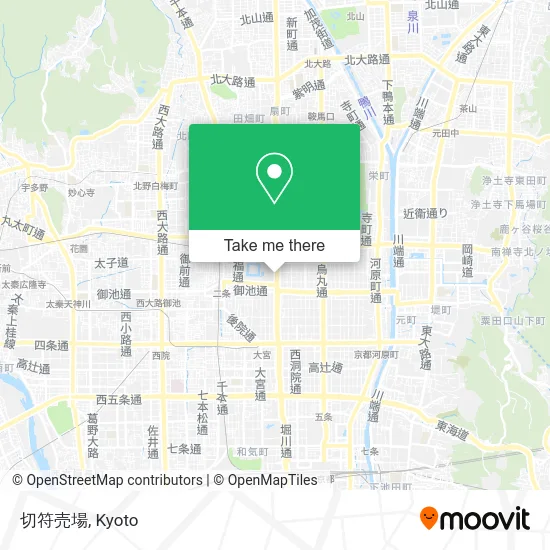 切符売場 map