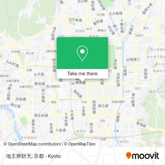 地主辨財天 map