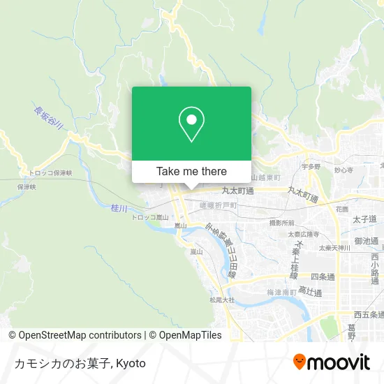 カモシカのお菓子 map