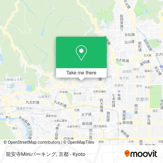 龍安寺Miniパーキング map