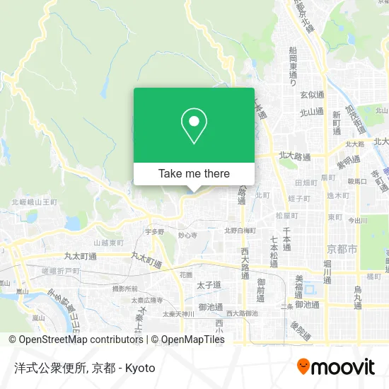 洋式公衆便所 map