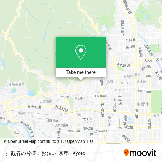 拝観者の皆様にお願い map