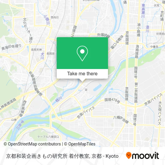 京都和装企画きもの研究所 着付教室 map