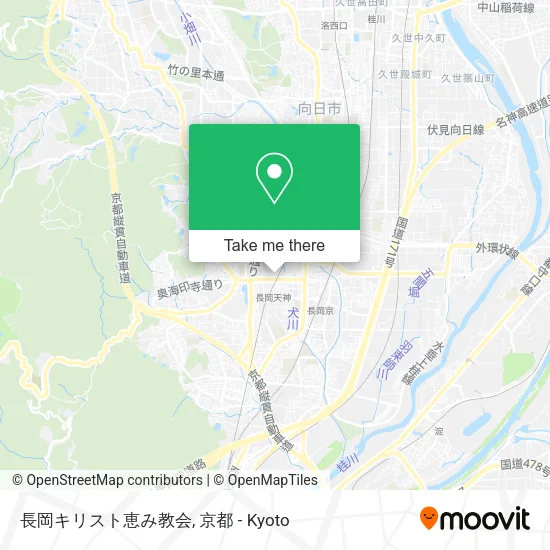 長岡キリスト恵み教会 map