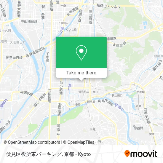 伏見区役所東パーキング map