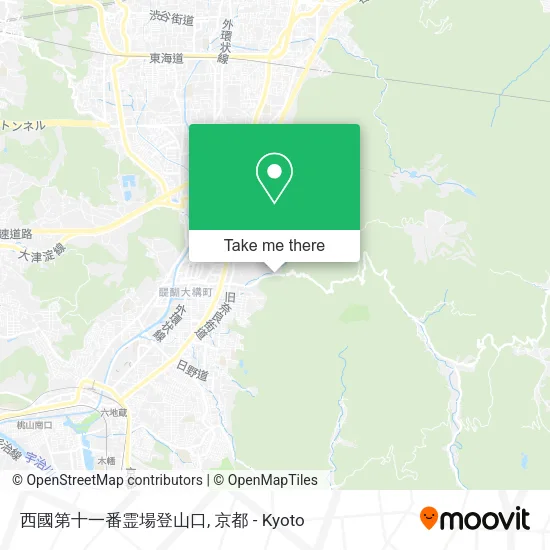 西國第十一番霊場登山口 map