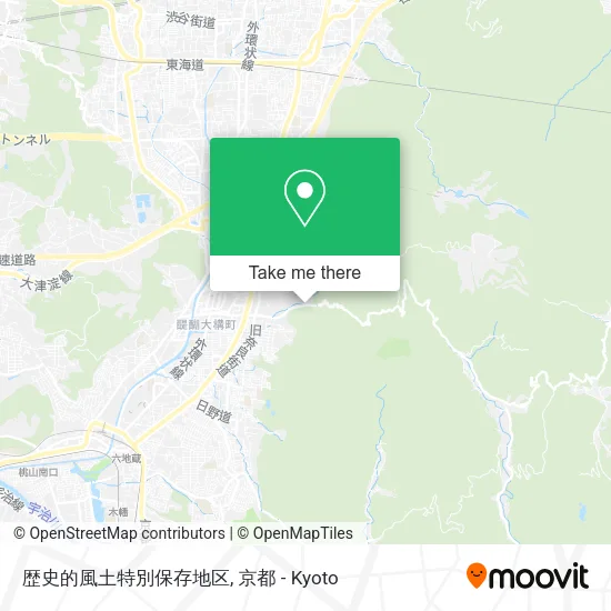 歴史的風土特別保存地区 map