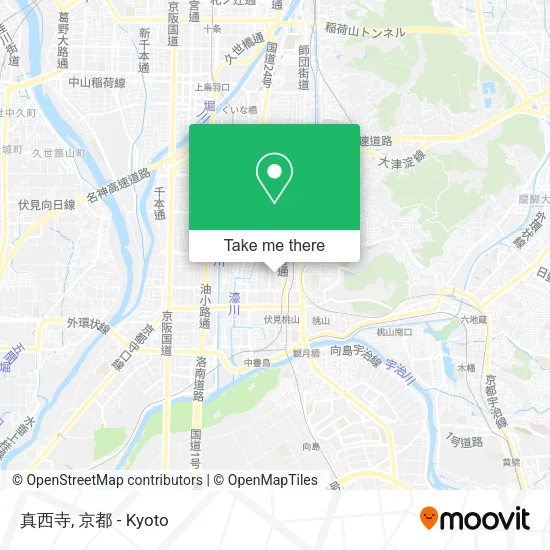 Shinishi Temple map