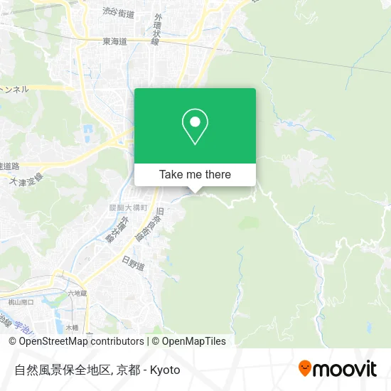 自然風景保全地区 map