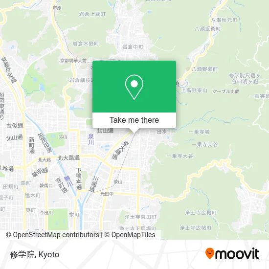 Shugakuin map