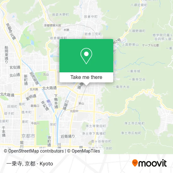 一乗寺 map