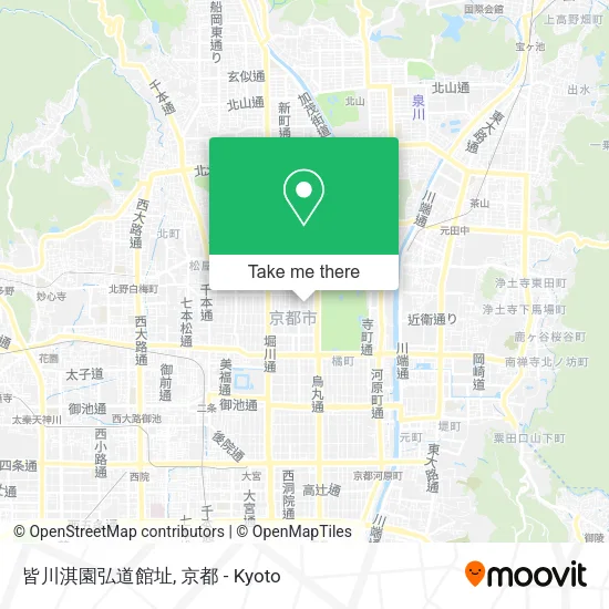 皆川淇園弘道館址 map