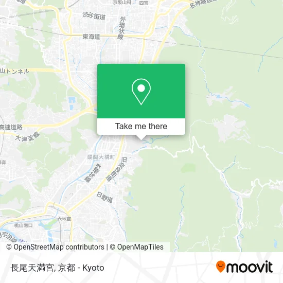 Nagao Tenmangu Shrine map