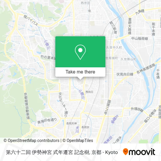 第六十二回 伊勢神宮 式年遷宮 記念樹 map