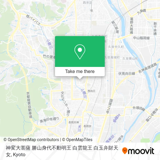 Great Bodhisattva of Transformation Katsuyama Embodiment Immovable Wisdom King White Cloud Dragon King White Jewel Goddess of Wealth map