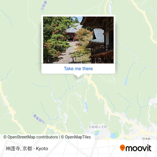 神護寺 map