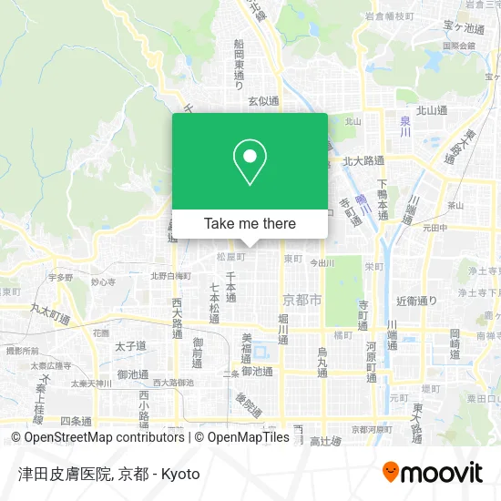 津田皮膚医院 map