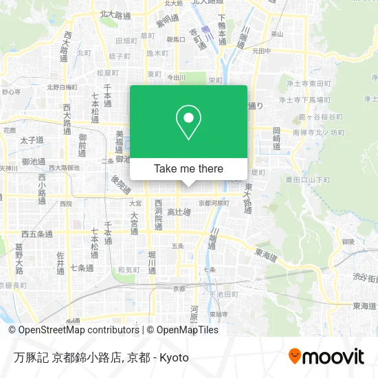 万豚記 京都錦小路店 map