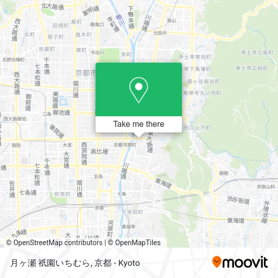 月ヶ瀬 祇園いちむら map