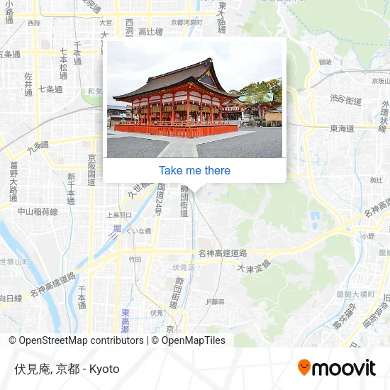 伏見庵 map
