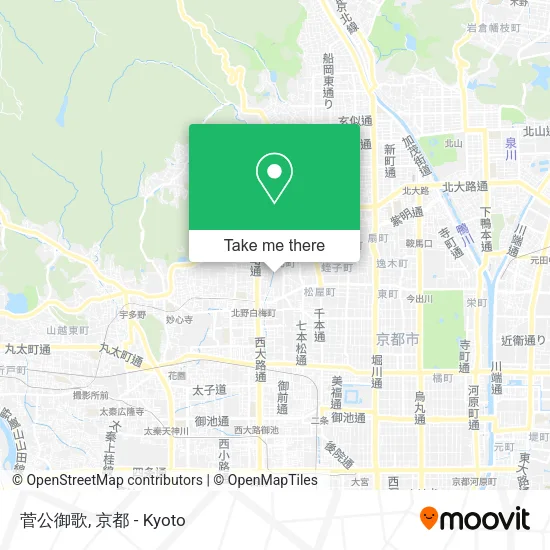菅公御歌 map