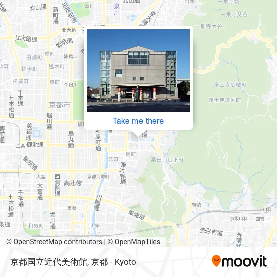京都国立近代美術館 map