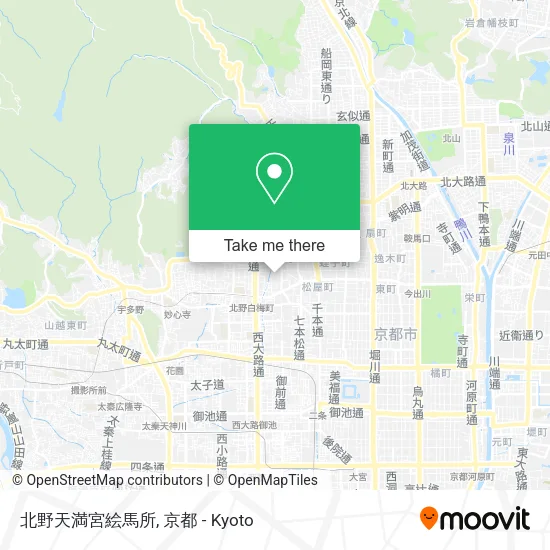 北野天満宮絵馬所 map