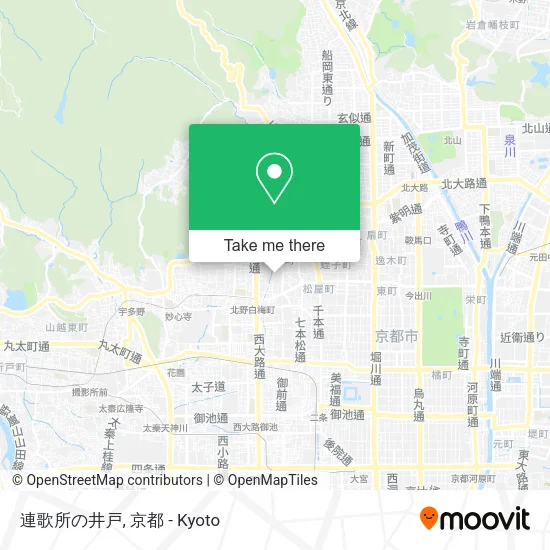 連歌所の井戸 map