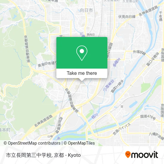 市立長岡第三中学校 map