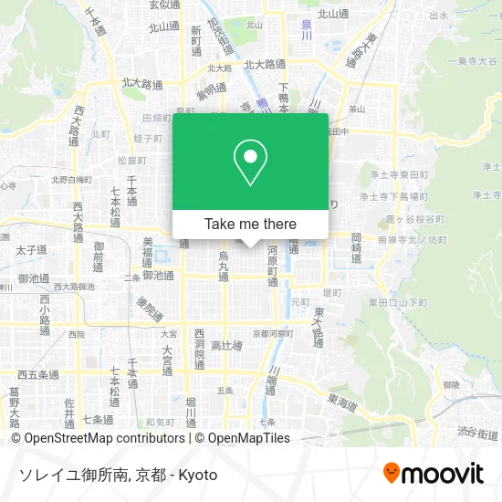 ソレイユ御所南 map