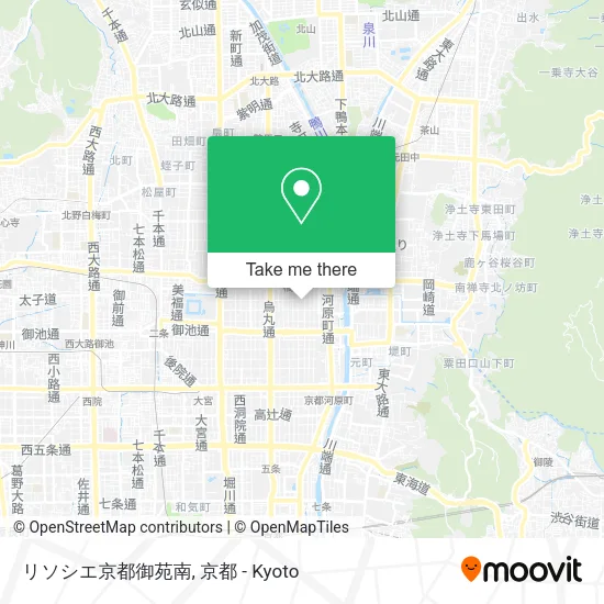 リソシエ京都御苑南 map