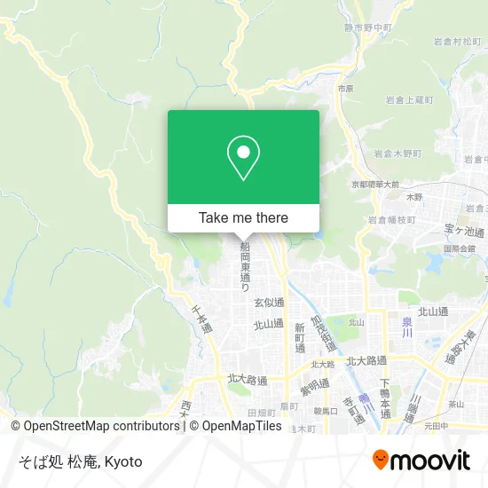 そば処 松庵 map