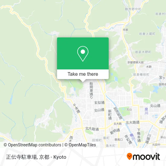 正伝寺駐車場 map