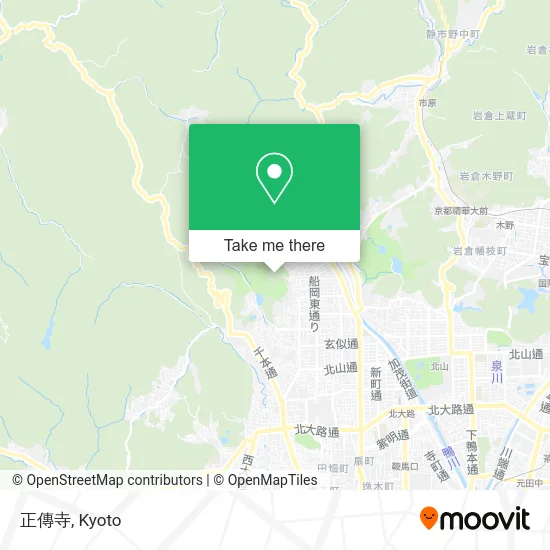 正傳寺 map