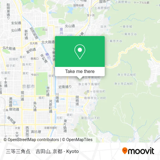 三等三角点　吉田山 map
