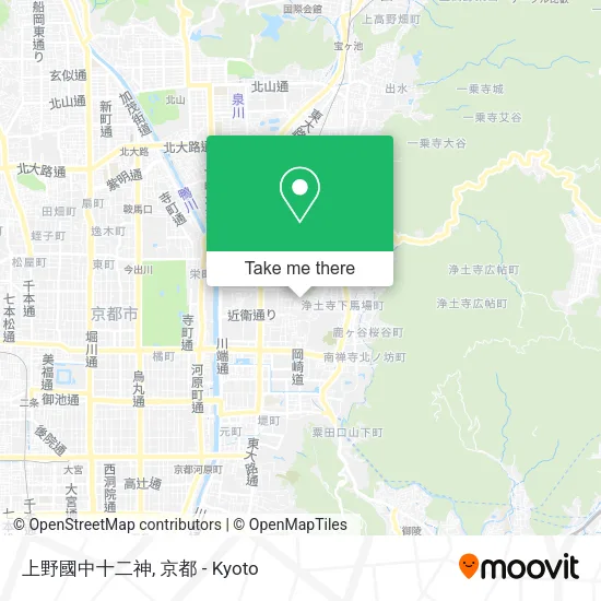 Ueno Kuni Twelve Gods map