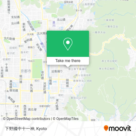 下野國中十一神 map