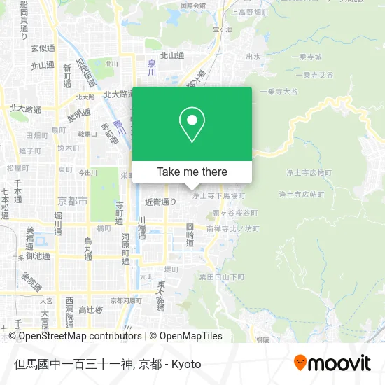 但馬國中一百三十一神 map