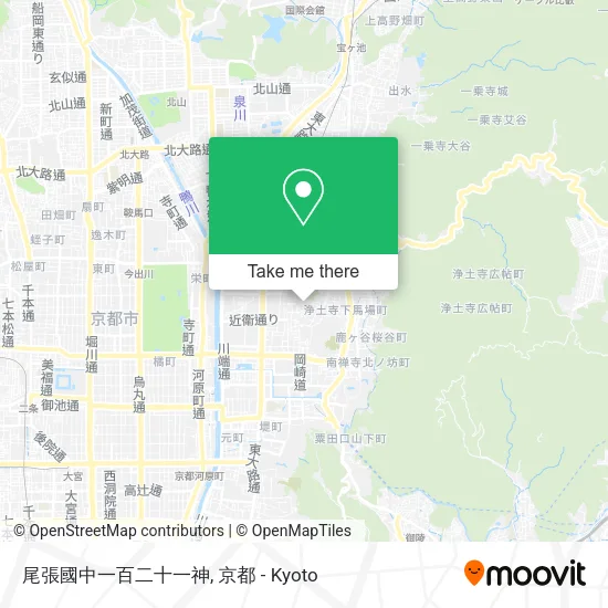 尾張國中一百二十一神 map