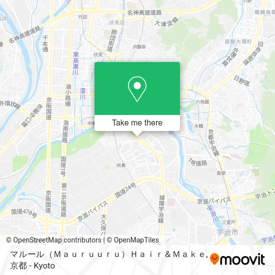 マルール（Ｍａｕｒｕｕｒｕ）Ｈａｉｒ＆Ｍａｋｅ map