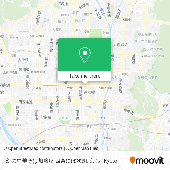 幻の中華そば加藤屋 四条にぼ次朗 map