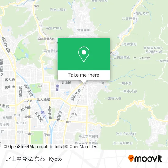 北山整骨院 map