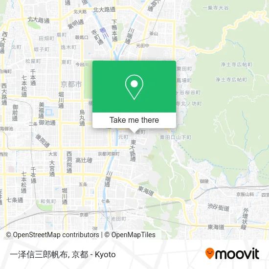 一泽信三郎帆布 map