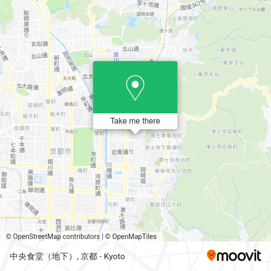 中央食堂（地下） map